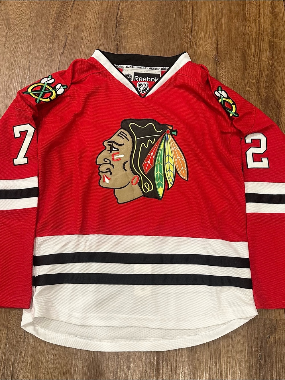 Artemi Panarin Chicago Blackhawks #72 Reebok CCM NHL Hockey Jersey Size 48